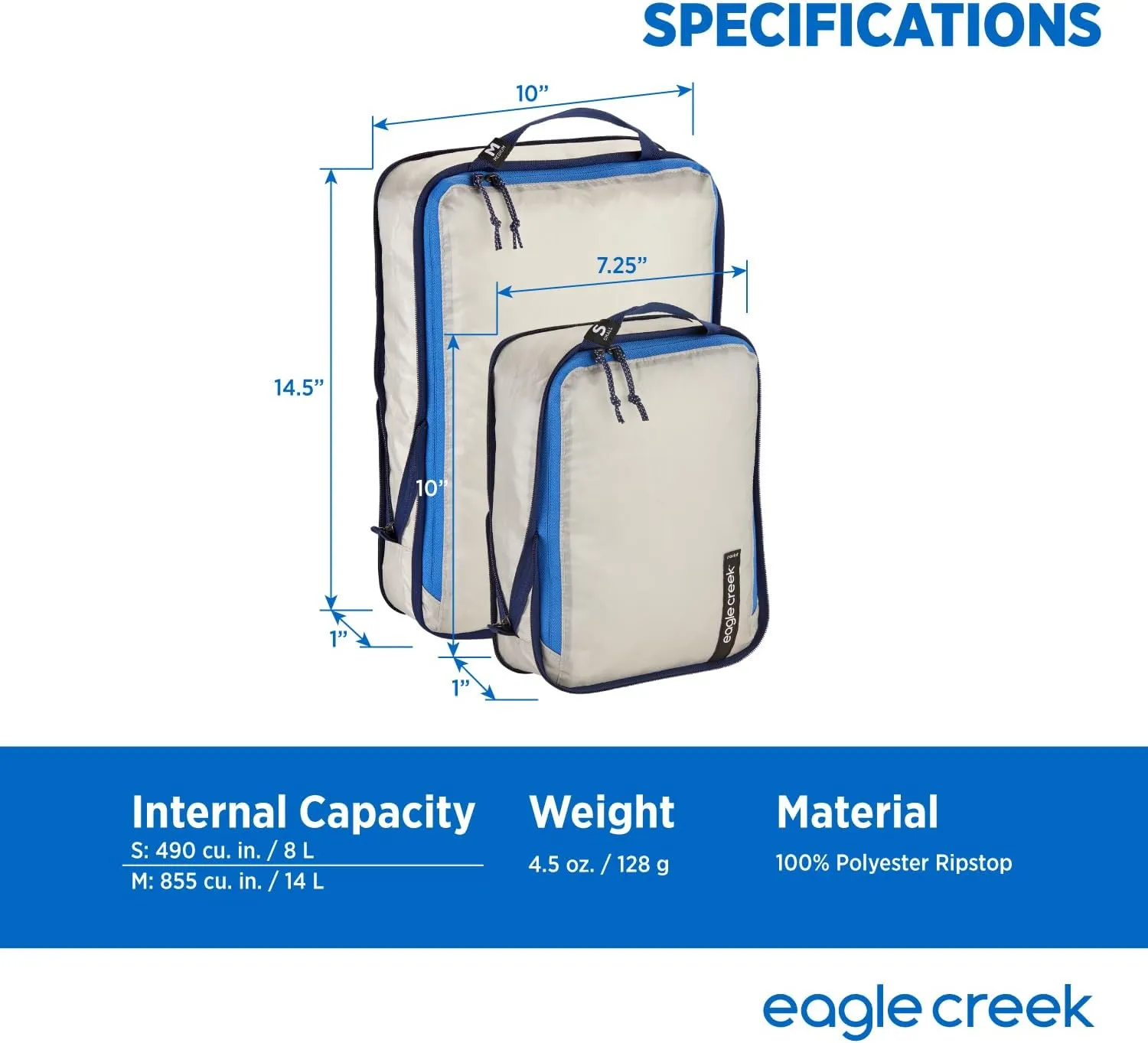 Eagle Creek Pack-It Isolate Compression Cube Set Small/Medium