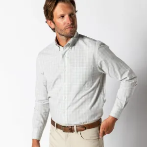 Mens Cotton Slub Sport Shirt - Thorton Plaid