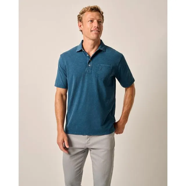 Mens Original 4-button Polo - Coastal Wash (Pocket)