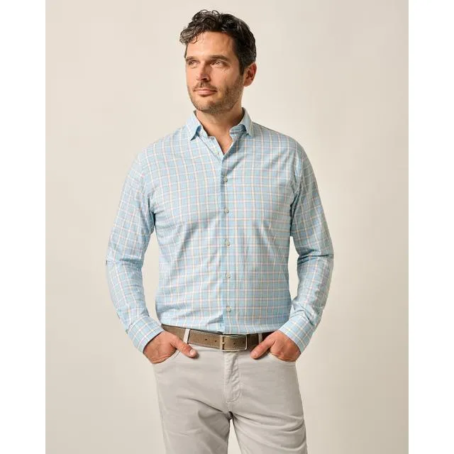 Mens Performance Button Up Shirt - Burleigh