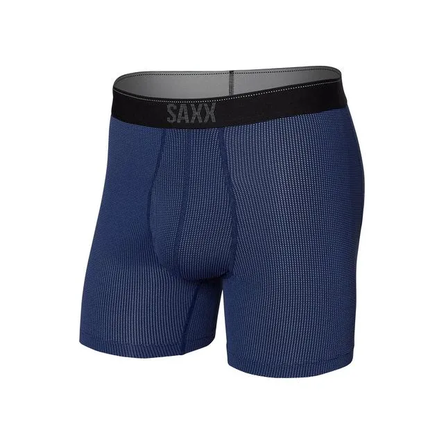 Mens Quest Quick-dry Mesh Open Fly Boxer Briefs