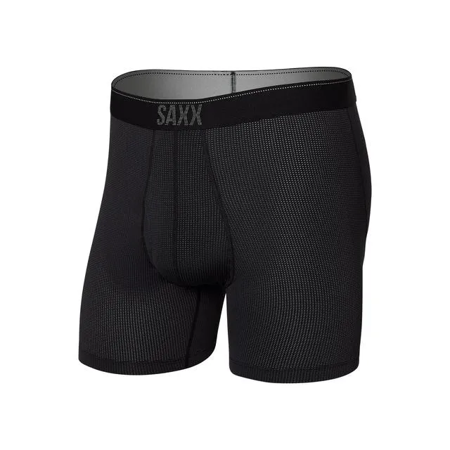 Mens Quest Quick-dry Mesh Open Fly Boxer Briefs