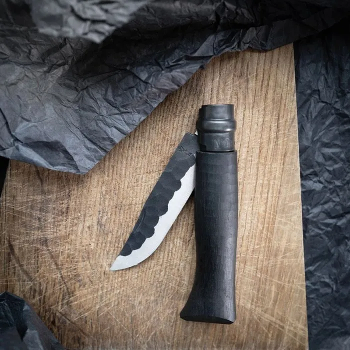 Opinel No.8 Carbon Forge Pocket Knife Ebony w Gift Box Limited Edition