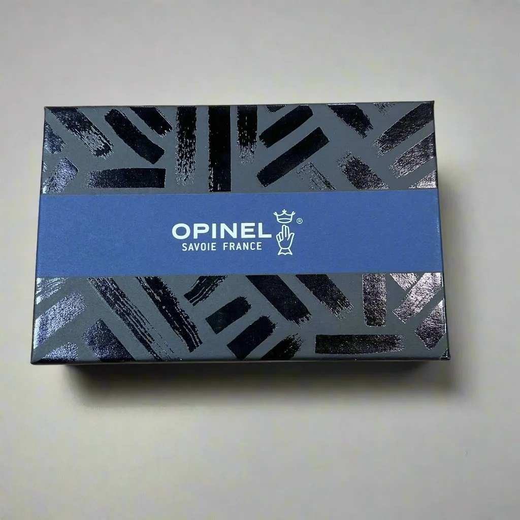 Opinel No.8 Carbon Forge Pocket Knife Ebony w Gift Box Limited Edition