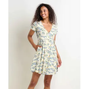 Womens Freesia Wrap Ss Dress