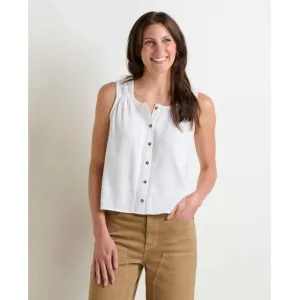 Womens Manzana Button Front Tank