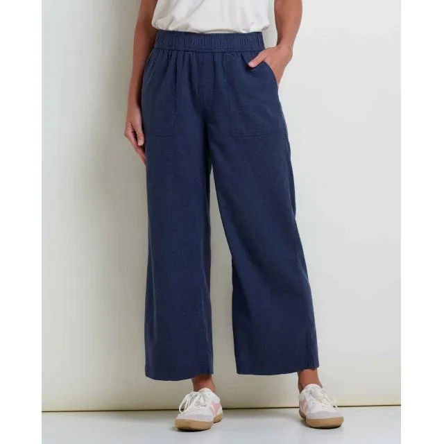 Womens Taj Hemp Wide Leg Pant